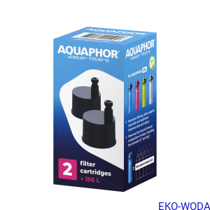 Zestaw 2 wkładów filtrujących do butelki AQUAPHOR City