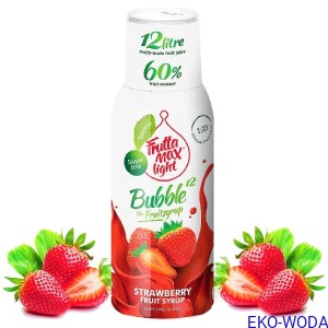 TRUSKAWKA BEZ CUKRU STEVIA SYROP KONCENTRAT FRUTTAMAX