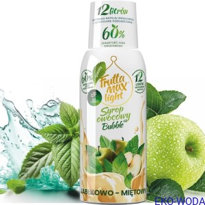 JABŁKO-MIĘTA BEZ CUKRU STEVIA SYROP KONCENTRAT FRUTTAMAX